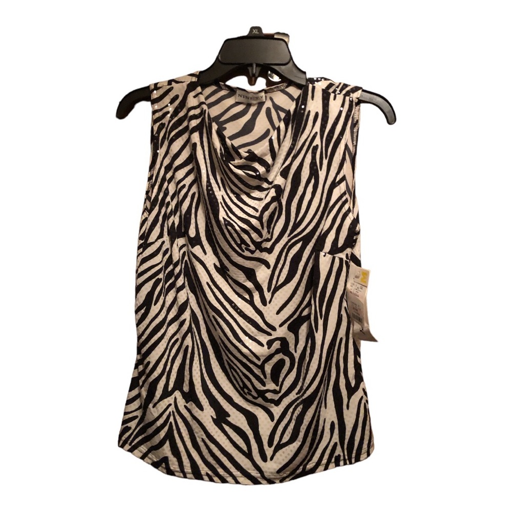 NWT Sleeveless Sequined Top by NINETY
